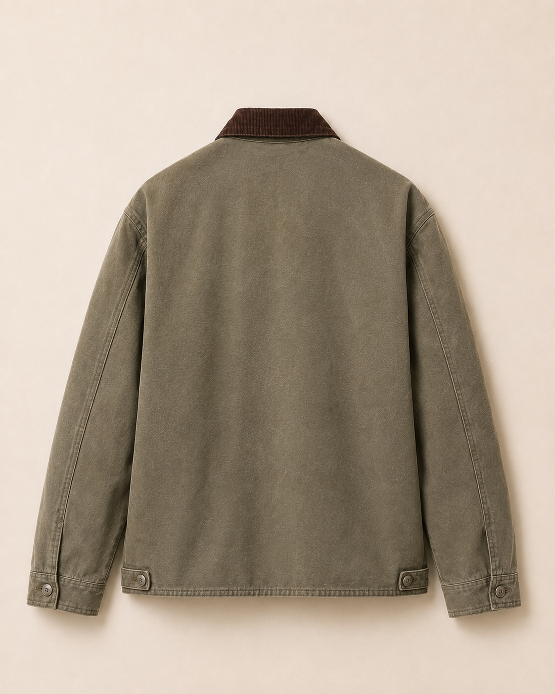 HERE Barn Jacket in Brown — view 8