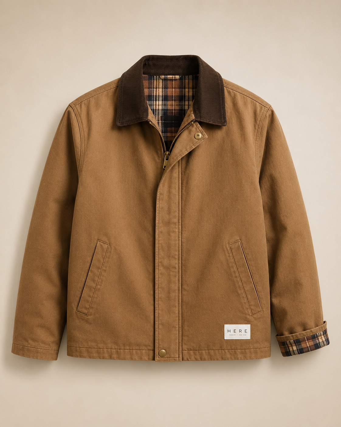 HERE Brown Barn Jacket