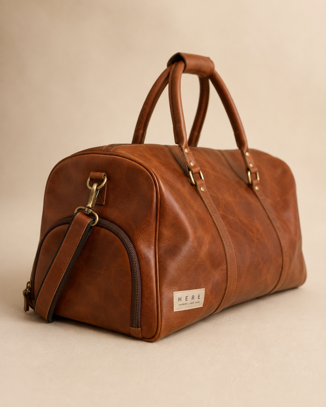 From HERE to There Weekender Bag - Chestnut — view 2