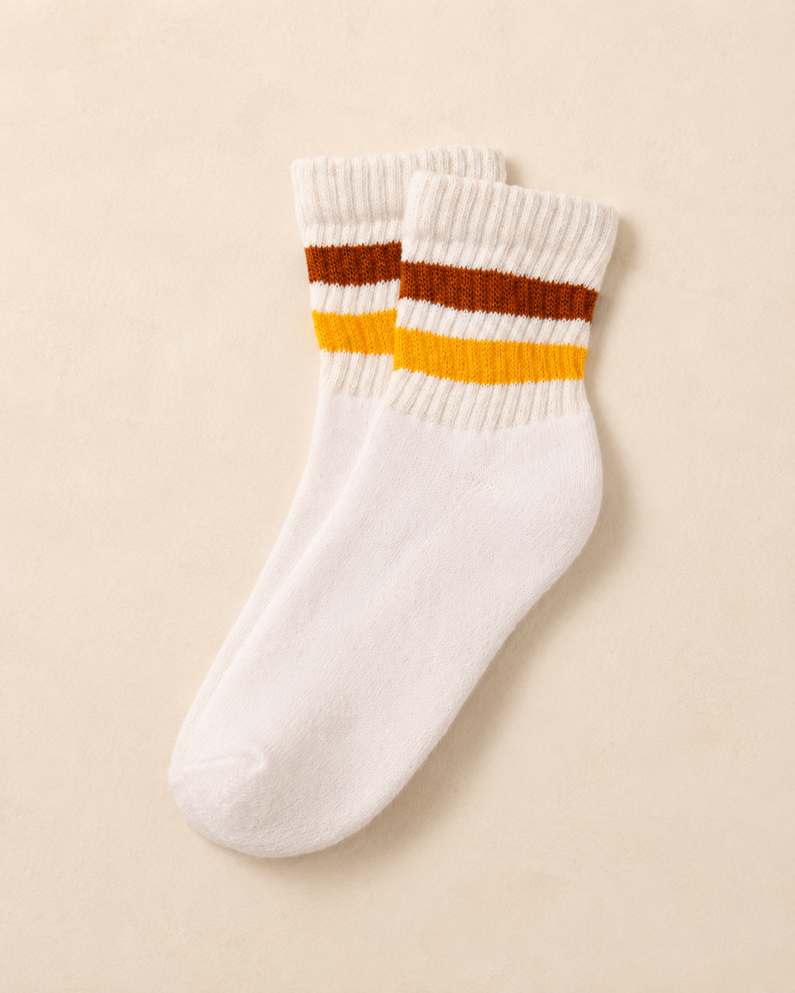 American Trench Retro Stripe Socks in Red/ Blue — view 2