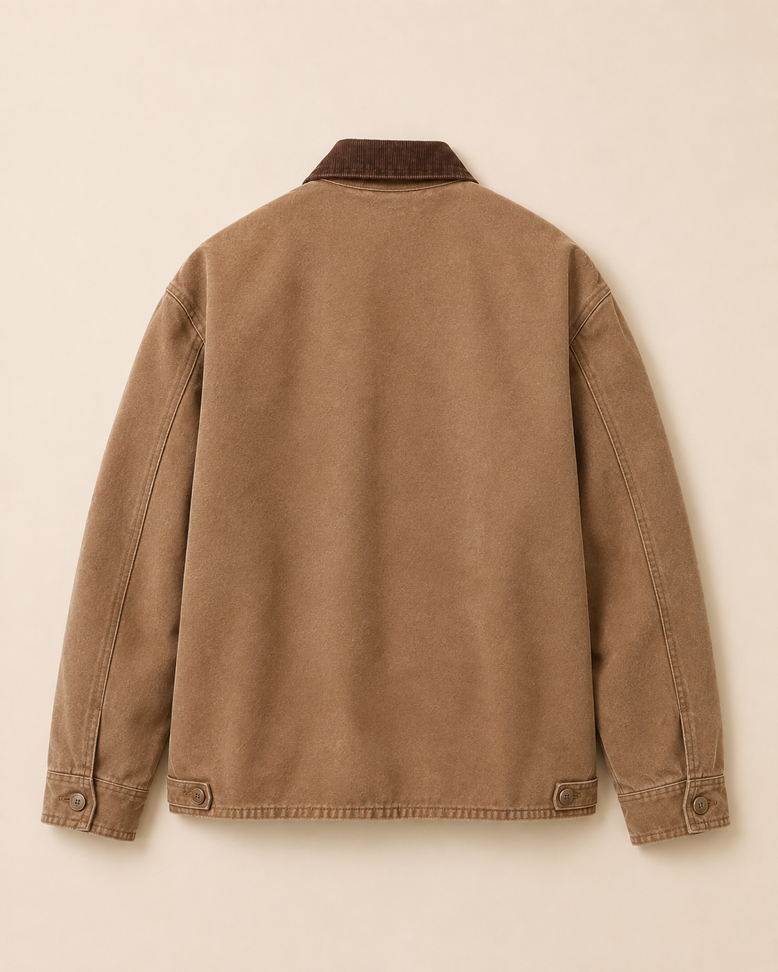 HERE Barn Jacket in Brown — view 2