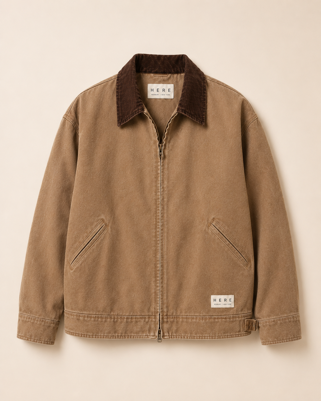 HERE Barn Jacket in Brown