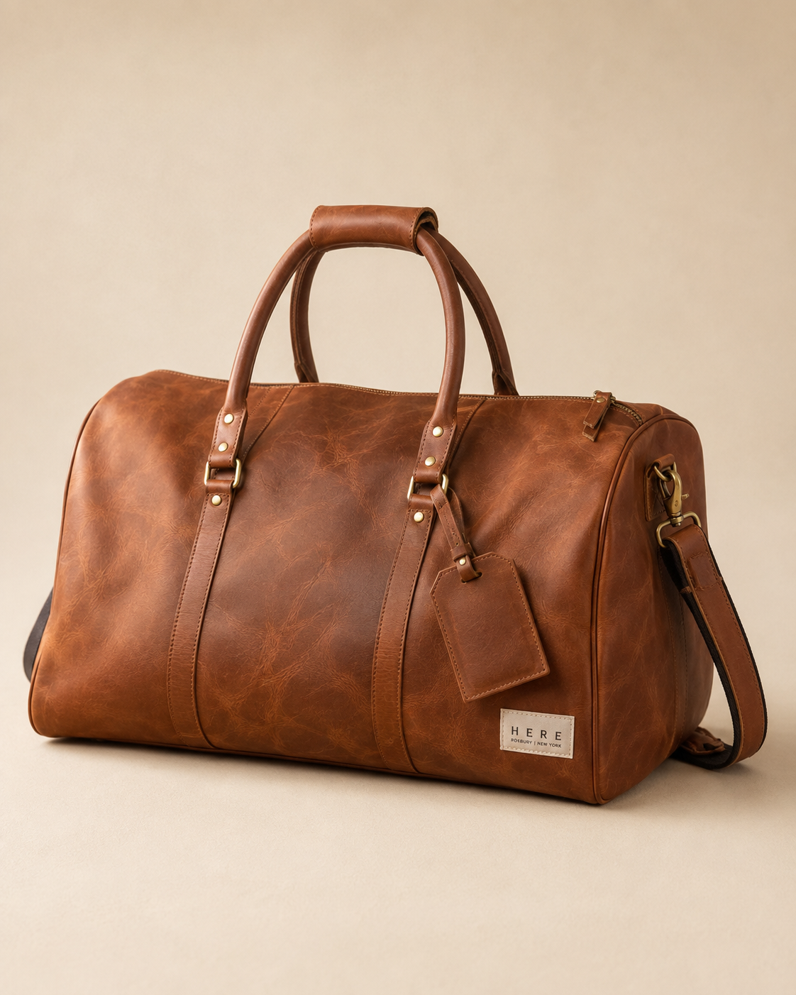 From HERE to There Weekender Bag - Chestnut — view 3